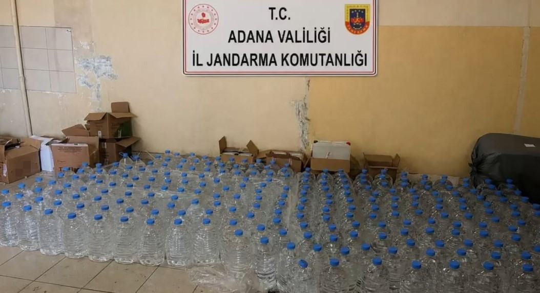 Adana ve Konya’da 13 bin 633 litre kaçak alkol ele geçirildi